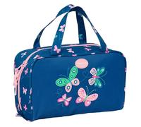 Safta Neceser BLACKFIT8 Mariposas - Rectangular con doble asa, adaptable al carro, 31x14x19 cm