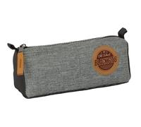 Safta BLACKFIT8 Old School - Portatodo, Tejido Reciclable, Estuche Infantil, Estuche Niño, Ideal para Niños en Edad Escolar, Cómodo y Versátil, Calidad y Resistencia, 21x7x8 cm
