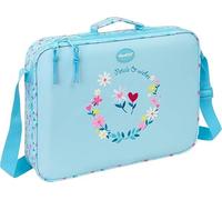 Safta BLACKFIT8 PÉTALOS - Cartera Extraescolares, Maletín Portatodo, Bandolera, Cómoda y Versátil, Calidad y Resistencia, 38x6x28 cm