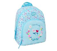 Safta Mini mochila BLACKFIT8 Pétalos - Cómoda y resistente 25x13x30 cm