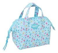 Safta Neceser infantil BLACKFIT8 PÉTALOS – Con asas, adaptable a carro 5–14 años 26.5x12.5x17.5 cm