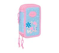 Safta BLACKFIT8 Smile - Estuche Escolar con 37 Útiles Incluidos, Estuche Infantil, Estuche Niño, Ideal para Niños de 5 a 14 Años, Cómodo y Versátil, Calidad y Resistencia, 12.5x5.5x19.5 cm