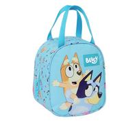 Safta BLUEY - Bolso Portameriendas, Portatodo, Calidad y Máxima Resistencia, Porta Comida, Recreo, 19x14x22 cm, Color Celeste