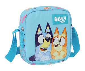 Safta BLUEY - Borsa a tracolla piccola, borsa per bambini, ideale per bambini dai 5 ai 14 anni, comoda e versatile, qualità e resistenza, 16 x 4 x 18 cm, colore celeste, azzurro, Estándar, Casual