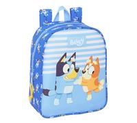 Safta BLUEY LET'S PLAY - Mochila Infantil, Mochila Niño, Mochila Escolar, Adaptable a Carro, Ideal para Guardería, Cómoda y Versátil, Calidad y Resistencia, 22x10x27 cm