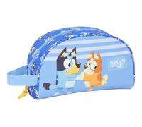 Safta BLUEY Let's Play - Neceser Grande Niño, Neceser Infantil, Adaptable a Carro, Ideal para Niños de 5 a 14 Años, Cómodo y Versátil, Calidad y Resistencia, 26x16x9 cm