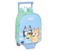 Safta BLUEY SISTERS - Mochila Guardería con Carro, Ideal para Niños de Diferentes Edades, Cómoda y Versátil, Calidad y Resistencia, 22x10x27 cm