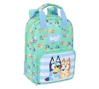 Safta BLUEY SISTERS - Mochila Infantil, Adaptable con Asas, Tejido Reciclable, Ideal para Niños de Diferentes Edades, Cómoda y Versátil, Calidad y Resistencia, 20x8x28 cm
