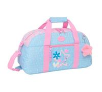 SAFTA | Bolsa de Deporte Blackfit8 Smile, Bandolera Ajustable y Extraíble con Protector Acolchado, Bolsillo Frontal con Cremallera, Doble Tirador, Medidas 50x20x26 cm