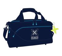 SAFTA | Bolsa de Deporte Munich Nautic con Bandolera Ajustable y Extraíble, Bolsillo Frontal Gran Formato, Bolsillos Laterales con Cremallera, Fondo Semirrígido Extraíble, Medidas 50x25x25 cm