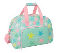 SAFTA | Bolsa de Deporte Safta Estrellas, Saco Deportivo con Bolsillo Frontal, Bandolera Ajustable y Extraíble, Asa Forrada, Cremallera Doble Cursor, Medidas 48x21x33 cm