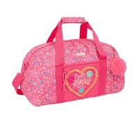 SAFTA | Bolsa de Deporte SAFTA Feeling, Bandolera Ajustable y Extraíble con Protector Acolchado, Bolsillo Frontal con Cremallera, Base con Tacos de Protección, Medidas 50x20x26 cm