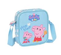 Safta Bolsito Bandolera Peppa Pig Baby 16X18X4Cm, Multicolor (612292222), Unisex niños