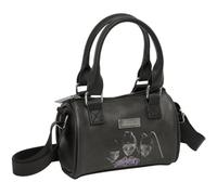 Safta | Bolso Bandolera K-Pop Demon Hunters Song, Compartimento Principal con Cremallera, Interior Forrado, Asas de Mano y Cinta Bandolera Ajustable, Color Negro, Medidas 16x7,5x10 cm