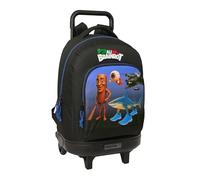 BRAINROT - Mochila Grande con Ruedas, Compacta, Extraíble, Ideal para Niños de Diferentes Edades, Cómoda y Versátil, Calidad y Resistencia, 33x22x45 cm