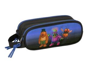 Safta BRAINROT - Portatodo Doble Niño, Estuche Infantil, Estuche Niño, Ideal para Niños en Edad Escolar, Cómodo y Versátil, Calidad y Resistencia, 21x6x8 cm