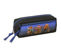 Safta BRAINROT - Portatodo Triple Pequeño, Estuche Infantil, Estuche Niño, Ideal para Niños en Edad Escolar, Cómodo y Versátil, Calidad y Resistencia, 22x6x8.5 cm