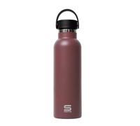 SAFTA CACAO - Botella Termo, Botella de Agua, Acero Inoxidable, Doble Aislamiento, 12h de Bebida Caliente y 24h de Bebida Fría, 7.3x25 cm, 600 ml