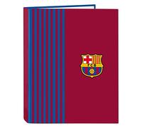 safta Carpeta con Folios 4 Anillas de F.C. Barcelona 1ª Equipación 21/22, 265x330 mm, M067