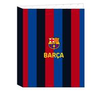 Safta, Carpeta con Folios 4 Anillas de F.C. Barcelona 1ª Equipación 22/23, 265x330 mm Unisex niños, Azul Marino Y Granate, Estándar