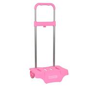 Safta Carro portamochila escolar grande Rosa claro 30 x 85 x 23 cm muy ligero