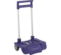 Carro Escolar Portamochila SAFTA Plegable Marino 30 x 85 x 23 cm.