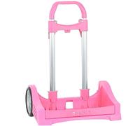 Safta carro portamochilas evolution p.673c trolley rosa claro