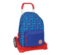 Safta CARS - Mochila Escolar 775, Espalda Ergonómica, con Carro Evolution, Ideal para Niños de Diferentes Edades, Cómoda y Versátil, Calidad y Resistencia, 31x13x43 cm