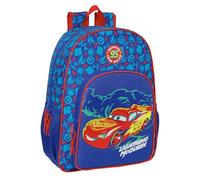 CARS - Mochila Escolar Niño, Mochila Niño, Mochila Infantil, Adaptable a Carro, Ideal para Niños en Edad Escolar, Cómoda y Versátil, Calidad y Resistencia, 33x14x42 cm