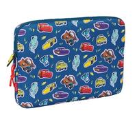 Safta CARS RACING - Funda para Portátil 15.6'', Mochila, Ideal para Niños de Diferentes Edades, Cómoda y Versátil, Calidad y Resistencia, 39.5x3.5x27.5 cm