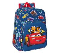 Safta Cars Racing - Mochila Escolar Infantil, Ideal para Niños de Diferentes Edades, Cómoda y Versátil, Calidad y Resistencia, 27x10x33 cm