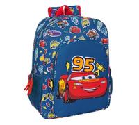 Safta CARS RACING - Mochila Escolar Niño, Mochila Niño, Mochila Infantil, Adaptable a Carro, Ideal para Niños en Edad Escolar, Cómoda y Versátil, Calidad y Resistencia, 33x14x42 cm