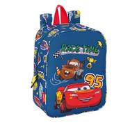 Safta CARS RACING - Mochila Infantil, Mochila Niño, Mochila Escolar, Adaptable a Carro, Ideal para Guardería, Cómoda y Versátil, Calidad y Resistencia, 22x10x27 cm
