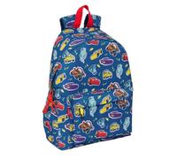 Safta CARS RACING - Mochila para Portátil 14.1", Ideal para Jóvenes de Diferentes Edades, Cómoda y Versátil, Calidad y Resistencia, 31x13x43 cm