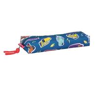 Safta Cars Racing - Portatodo Rectangular Niño, Estuche Infantil, Estuche Niño, Ideal para Niños en Edad Escolar, Cómodo y Versátil, Calidad y Resistencia, 22x7x40 cm