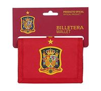safta Cartera Billetera con Cabecera de Selección Española de Fútbol, 125x95mm, Rojo
