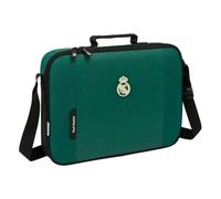 Safta | Cartera Extraescolar Bandolera Escolar Real Madrid 38x6x28 cm Niño | Tejido poliéster con costuras rematadas, para extraescolares, academia, licencia oficial Real Madrid 2ª Equipación 26/27