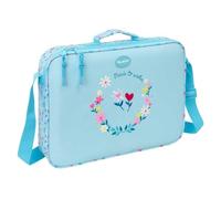 Safta | Cartera Extraescolares Blackfit8 Pétalos, Bandolera Ajustable y Asa Superior Acolchada, Cremallera Principal con Doble Tirador, Fondo Interior Semirrígido Extraíble, Medidas 38x6x28 cm