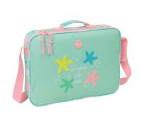 Safta | Cartera Extraescolares Estrellas, Bandolera Ajustable con Asa Superior Forrada, Cremallera Principal con Doble Tirador, Fondo Interior Semirrígido Extraíble, Medidas 38x6x28 cm