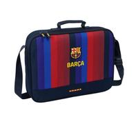 SAFTA | Cartera Extraescolares FC Barcelona 1ª Equipación 26/27, Bandolera Ajustable y Asa Superior Forrada, Cremallera Principal con Doble Tirador, Fondo Semirrígido Extraíble, Medidas 38x6x28 cm