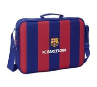 Safta | Cartera Extraescolares FC Barcelona, Bandolera Ajustable y Asa Superior Acolchada, Cremallera Principal con Doble Tirador, Fondo Interior Semirrígido Extraíble, Medidas 38x6x28 cm