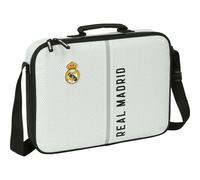 Safta - Cartera Extraescolares Real Madrid 1ª Equip. 24/25 - Licencia Oficial, Diseño Moderno, Ideal para Libros y Material Escolar, Material Duradero, Correa Ajustable