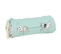Safta Cats & Dogs - Estuche Redondo Escolar, Estuche Infantil, Estuche Niño, Ideal para Niños de 5 a 14 Años, Cómodo y Versátil, Calidad y Resistencia, 20x7 cm