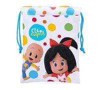 Safta Cleo & Cuquin, Porta Merienda Unisex Niños, Blanco/multicolor, Mediana