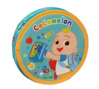 Safta COCOMELON Back to Class - Plumier Redondo, con 18 Piezas, Fácil Limpieza,