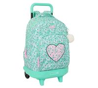 Safta CUORE - Mochila Grande con Ruedas, Compacta, Extraíble, Ideal para Niños de Diferentes Edades, Cómoda y Versátil, Calidad y Resistencia, 33x22x45 cm