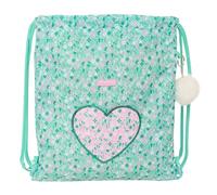 Safta CUORE - Mochila Saco Plano Grande, Mochila, Ideal para Niños de Diferentes Edades, Cómoda y Versátil, Calidad y Resistencia, 35x40 cm