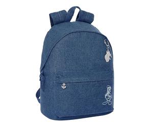 Safta DONALD DENIM - Mochila Juvenil para Portátil 14.1", Ideal para Jóvenes de Diferentes Edades, Cómoda y Versátil, Calidad y Resistencia, 31x16x41 cm, Color Denim