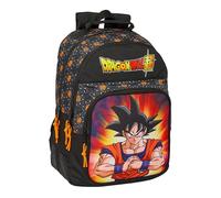 Safta DRAGON BALL - Mochila Escolar Infantil, Ideal para Niños de Diferentes Edades, Cómoda y Versátil, Calidad y Resistencia, 32x15x42 cm, Color Negro