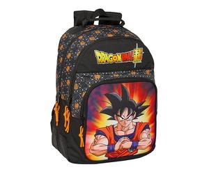 Safta DRAGON BALL - Mochila Escolar Infantil, Ideal para Niños de Diferentes Edades, Cómoda y Versátil, Calidad y Resistencia, 32x15x42 cm, Color Negro